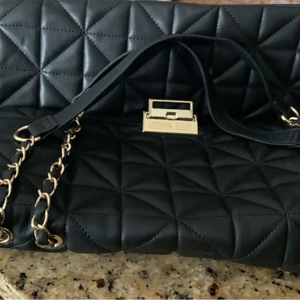Black Steve Madden shoulder hand bag